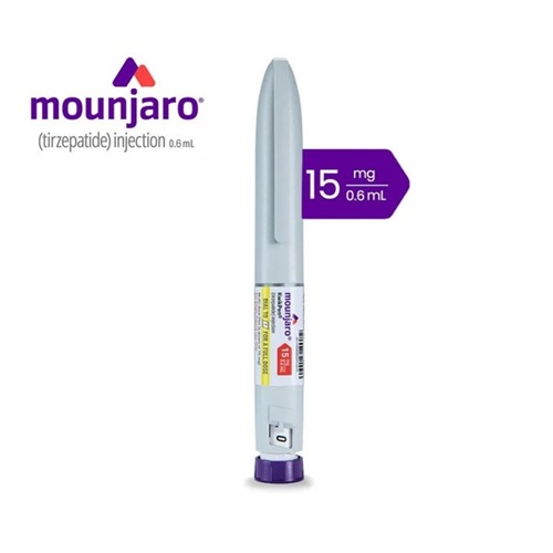 Mounjaro 15mg KwikPen Prefilled injection pen close-up