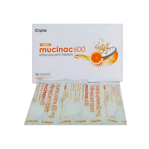 Mucidax 600 effervescent sachet strips