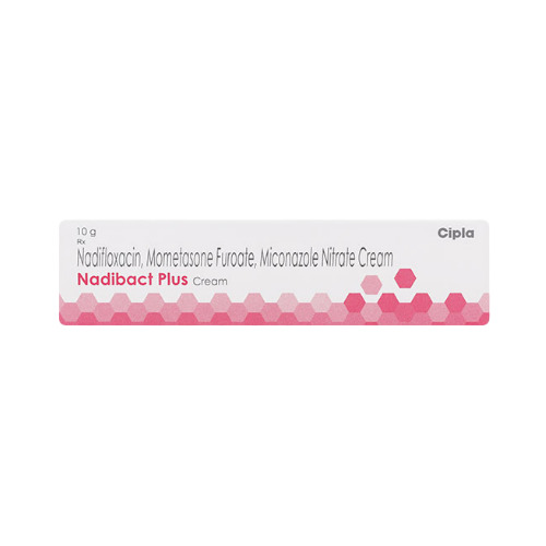 Nadibact Plus Cream 10gm tube with outer carton
