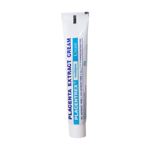 Placentrex Cream 20gm tube standing upright