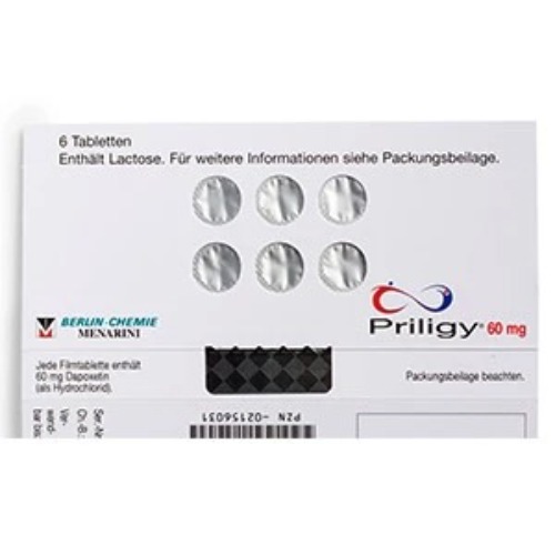 Priligy 60mg 6 Tablets pack – discreet men’s health medication alongside Kamagra and Avana