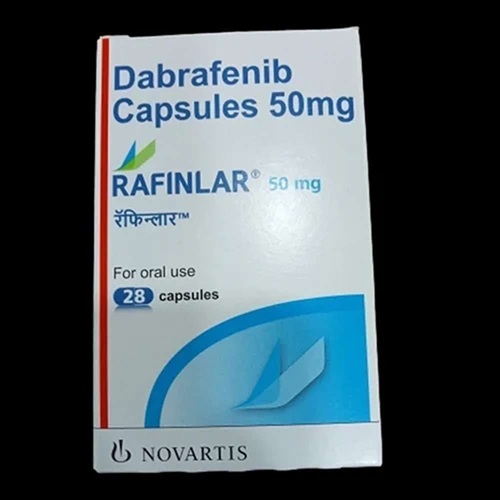 Rafinlar 50mg 28 capsules branded box dabrafenib oral cancer treatment medicine online pharmacy