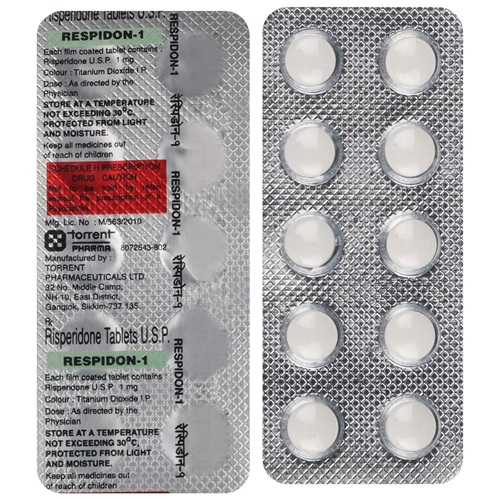 Respidon 1 600 Tablets blister strip close-up