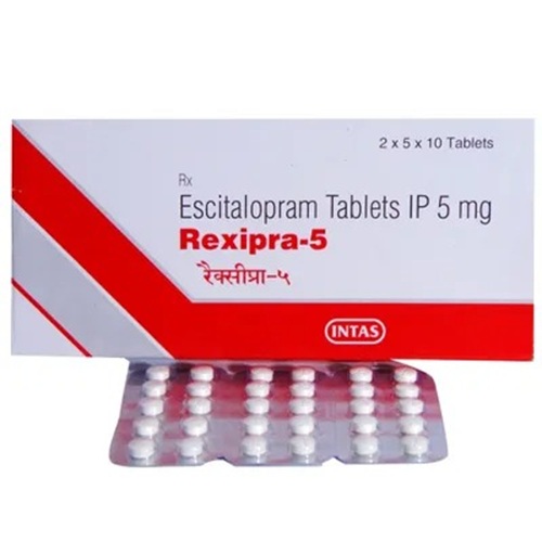Rexipra 5 100 Tablets front box packaging