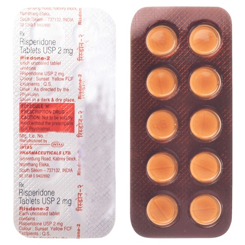 Risdone 2 210 Tablets blister strip close-up
