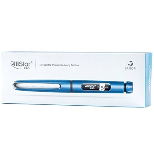 Eli Lilly HumaPen Ergo II reusable insulin pen blue color with box packaging diabetes care device online pharmacy