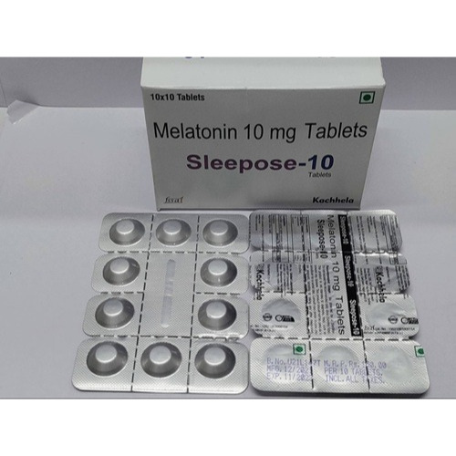 Sleepose 10mg (Trazodone) 100 tablets white box packaging with brand logo, online pharmacy medication for insomnia and anxiety treatment