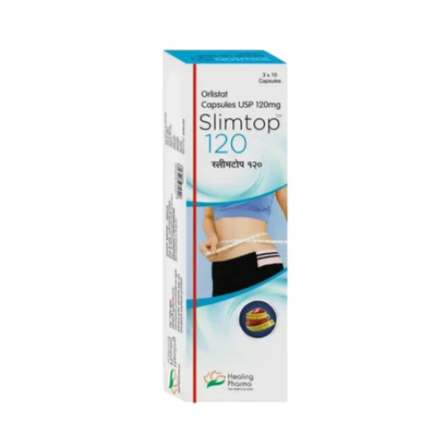 Slimtop 120 30 capsules back side packaging