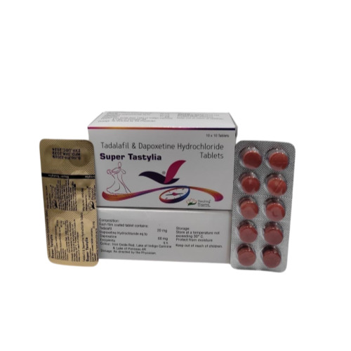 Super Tastylia blister strip with tablets