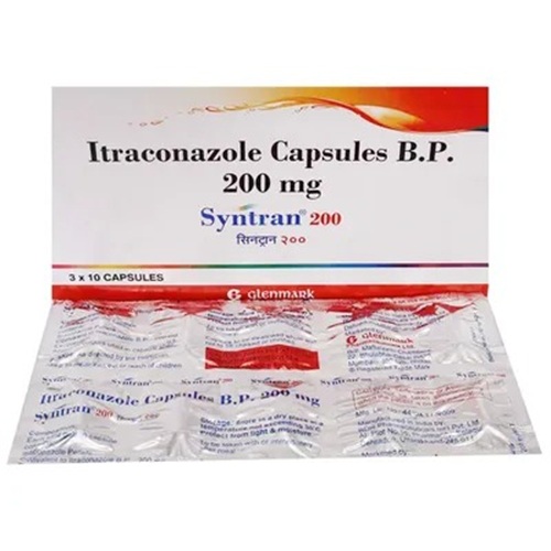 Syntran 200 capsule strips with outer carton, affordable antifibrinolytic medication supporting hemostasis in gynecological, surgical, and trauma care, available globally via ZarvyPharm