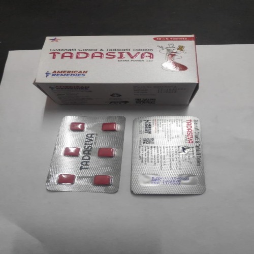 Tadasiva 120mg tablets blister strip close-up