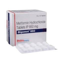 Bigomet 850mg - 100 Tablets