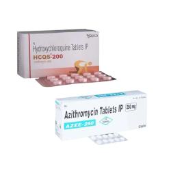 HCQS 200mg + Azee 250mg