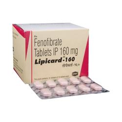 Lipicard 160 - 100 Tablets