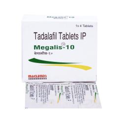 Megalis 10 - 4 Tablets
