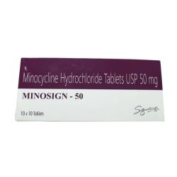 Minosign 50mg - 100 Tablets