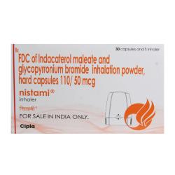 Nistami Inhaler 110/50 mcg - 30 Capsules (with inhaler)