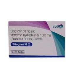 Sitaglyn M 50/1000 - 100 Tablets