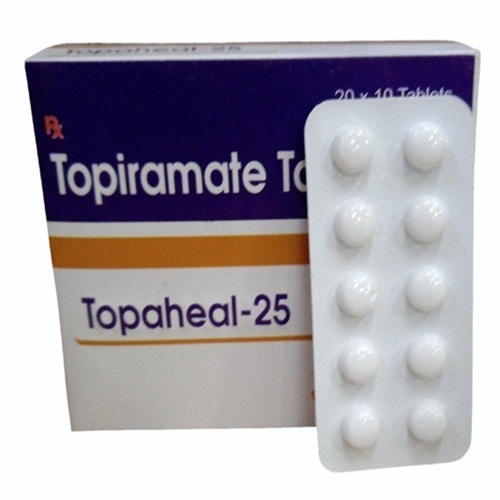 Topaheal 25 box and blister pack packaging
