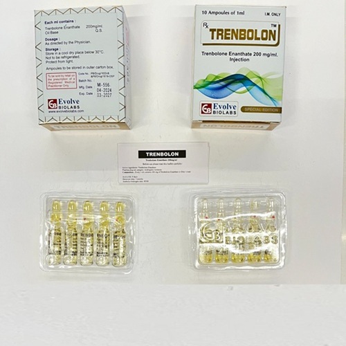 Trenbolon 200mg injection ampoules in plastic tray with instruction leaflet, anabolic steroid for performance use