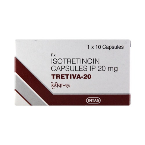 Tretiva 20mg isotretinoin capsule packaging