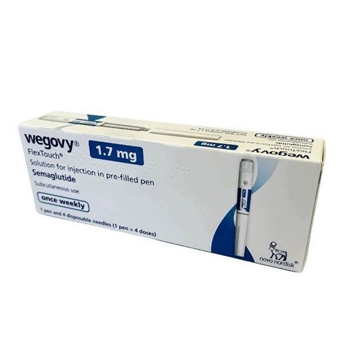 Wegovy 1.7mg FlexTouch Pen Prefilled pen with outer carton