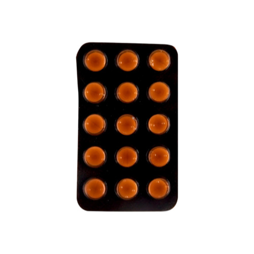Wysolone 5mg 1800 Tablets blister strip with round orange tablets front view